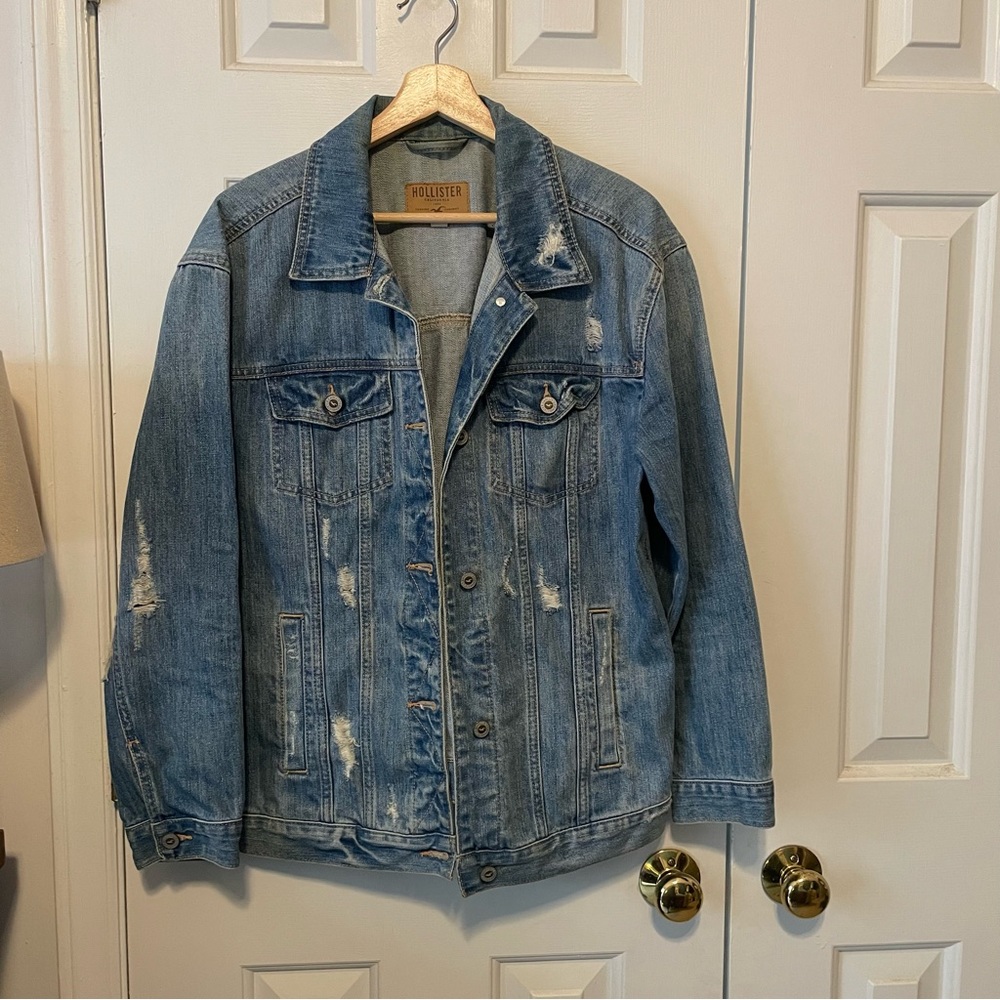 Hollister Distressed Jean Jacket